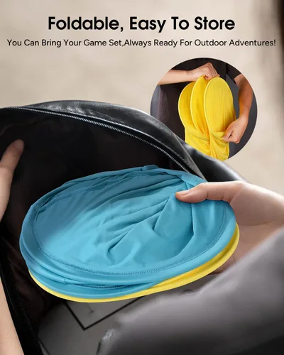 Miniatura 6 de Juego de Pantalones de Abuela para Patio, Juego al Aire Libre para Adultos y Familia. Incluye 2 Pantalones Divertidos de Abuela Gigantes, 12 Pelotas
