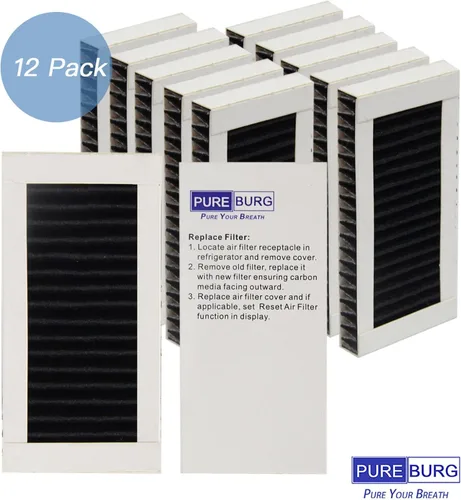 Miniatura 2 de PUREBURG PAULTRA2 - Filtro de aire de repuesto para refrigerador (paquete de 12) - Compatible con Frigidaire Pure Air Ultra II y Electrolux