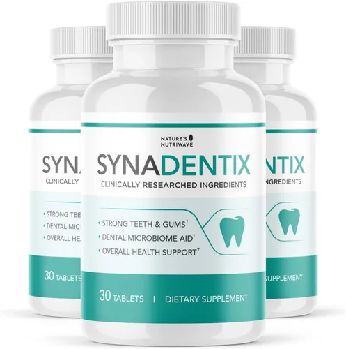 Miniatura 5 de Synadentix - Tabletas de cuidado bucal – Fórmula natural con mezcla de hidroxiapatita y enzimas – Tabletas de disolución sin OMG, fáciles de usar