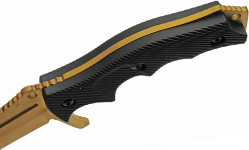 Miniatura 4 de SZCO Full Tang - Cuchillo de caza de 8.5 pulgadas, cuchillo de campamento con mango ABS, hoja y funda de acero inoxidable, cuchillo de bolsillo