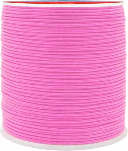 Miniatura 76 de Mandala Crafts Cuerdas elásticas color burdeos de 0.079 pulgadas para hacer joyas y cuentas, cuerda elástica de 76 yardas, hilo elástico redondo