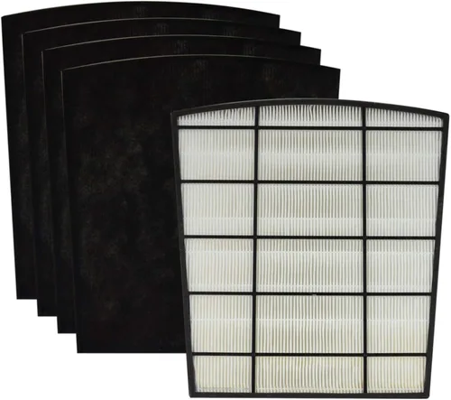 PUREBURG Juego de filtros HEPA de repuesto compatible con LP-HF550 LP-PF150 para purificador de aire multihabitación LP550TH Bali, carbón activado