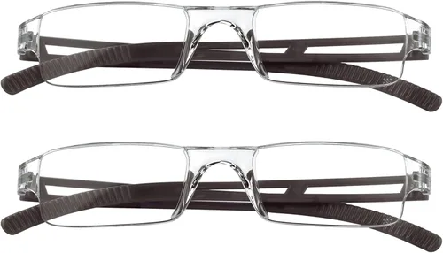 Miniatura 14 de VisionGlobal 2 pares de anteojos de lectura, anteojos bloqueadores de luz azul, anteojos de lectura para computadora para mujeres y hombres, marco 2