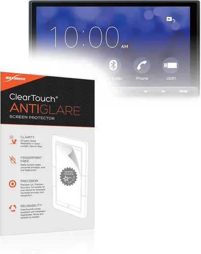 BoxWave Protector de pantalla compatible con Sony XAV-AX5000 – ClearTouch Anti-Glare (2 unidades), antihuellas mate