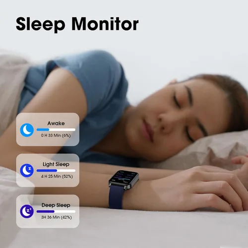 Miniatura 4 de Reloj inteligente Kummel para adolescentes, sin aplicación/teléfono necesario, relojes de fitness para adolescentes con monitor de frecuencia