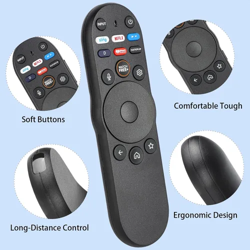 Miniatura 4 de XRT270R XRT270 Control remoto por voz compatible con Vizio Smart TV Smartcast 4K P-Series V-Series D-Series M-Series Controlador de repuesto