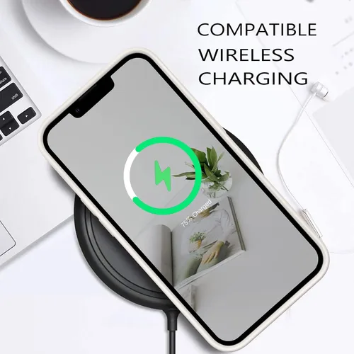 Miniatura 442 de GUAGUA Funda compatible con iPhone 17 Pro Max de 6.9 pulgadas, silicona líquida, goma de gel suave, delgada, forro de microfibra delgada