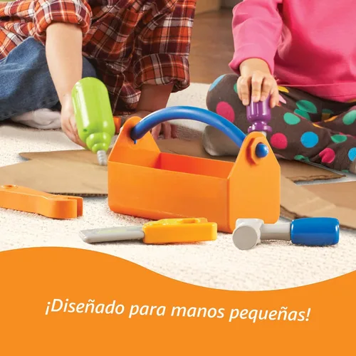 Miniatura 3 de Learning Resources New Sprouts Fix It!, juego de herramientas de motricidad fina para jugar, juguete de 6 piezas, para niños de 2 años en adelante