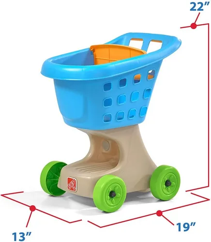 Miniatura 5 de Step2 Carrito de compras Pequeño ayudante para niños, carrito de abarrotes de juego, hecho de plástico duradero, para niños de 2 años en adelante