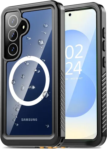 Miniatura 12 de Oterkin Funda impermeable para Samsung Galaxy S21 con protector de pantalla integrado, a prueba de polvo, a prueba de golpes, 360, carcasa