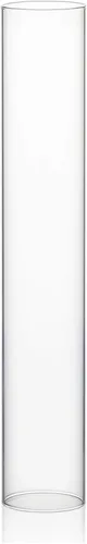 Miniatura 32 de WGVI Funda para portavelas Hurricane, ancho de 2 pulgadas, altura de 12 pulgadas, portavelas cilíndrico de vidrio transparente, tubo de chimenea