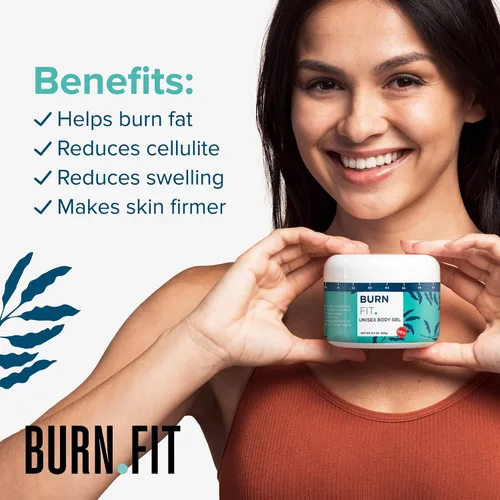 Miniatura 6 de Gel corporal – Crema anticelulítica de Burn Fit para el vientre y el cuerpo, crema reafirmante y tensora del vientre, crema fría y caliente