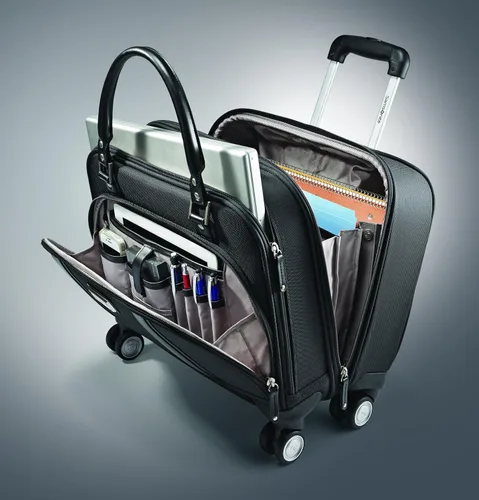 Miniatura 3 de Samsonite equipaje con ruedas estilo oficina para mujer, Negro), 57475-1041