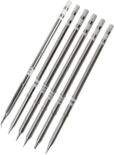 FEITA Puntas de soldador T12 Kits de puntas de soldadura eléctrica para estación de soldadura eléctrica microeléctrica, soldador de lápiz pequeño,