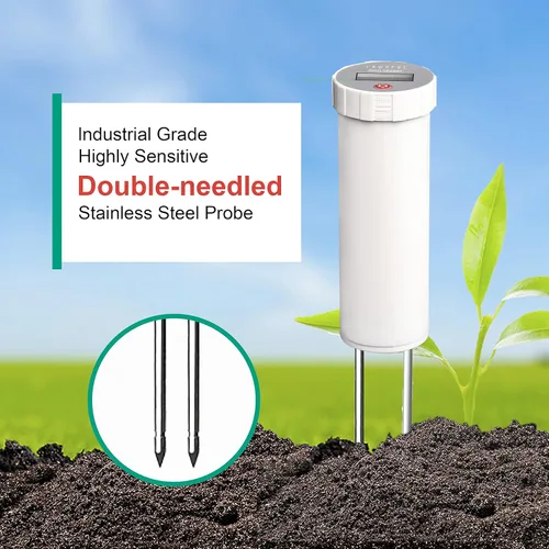 Miniatura 3 de Digital Soil pH Meter, Industrial Grade Soil pH Tester with Calibration-Free LCD Display, High Accuracy Soil pH Pen, Soil pH Monitor for Garden