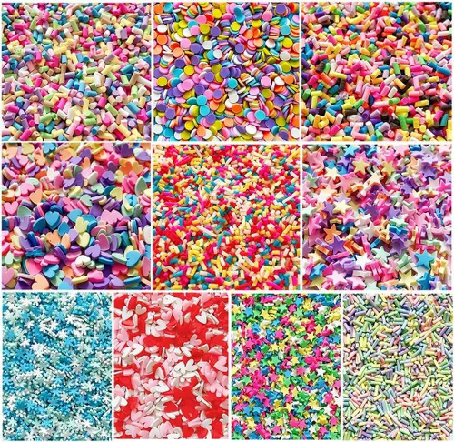 Miniatura 8 de EHOPE, aspersores falsos de arcilla, aspersores de polímero para arte de uñas de resina, rebanadas de polímero, aspersores de azúcar falsos