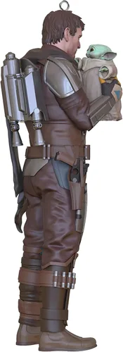 Miniatura 2 de Hallmark Keepsake Adorno de Navidad 2022, Star Wars: The Mandalorian te veré de nuevo
