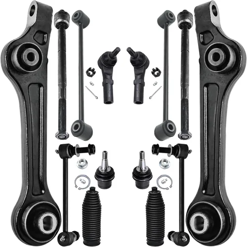 Miniatura 95 de Detroit Axle - Kit de suspensión frontal de 16 piezas para RWD Chrysler 300 Dodge Charger Challenger Magnum 6 brazos de control con rótulas 2