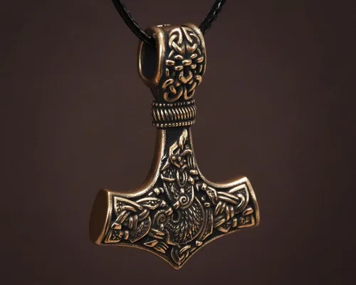 Miniatura 111 de Baldur Jewelry - Collar de martillo Thors Mjölnir - Colgante de martillo de Thor nórdico vikingo joyería vikingo - Collar Thor - Regalos Thor
