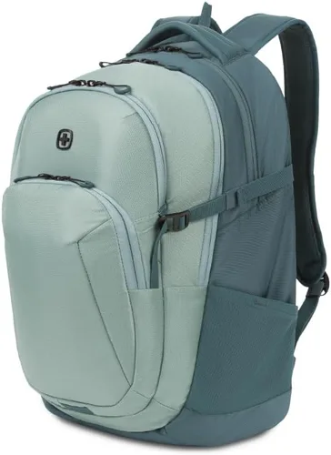 Miniatura 9 de SwissGear Mochila para laptop, Azul marino jaspeado