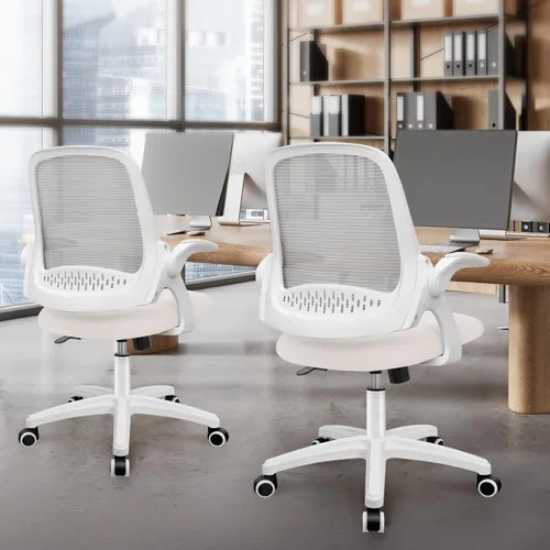 Miniatura 7 de NEO CHAIR Silla de escritorio para oficina y gaming ergonómica con soporte lumbar, altura ajustable, ruedas giratorias, brazos abatibles, silla