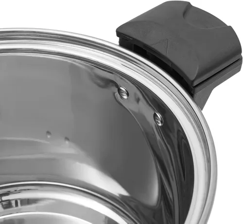 Miniatura 6 de Olla a presión de 7L/6.35 cuartos de galón, olla a presión de acero inoxidable 201 con válvula de limitación de presión y esponja, utensilios