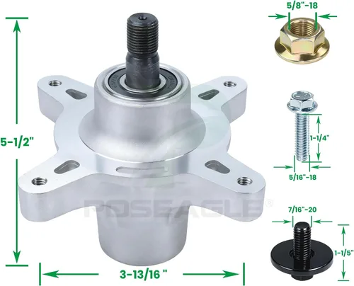 Miniatura 3 de El conjunto del husillo 121-0751 reemplaza el conjunto de husillo Toro 139-3214 117-7267 117-7439 117-7268 139 3214 121 0751 para Toro SS5000 SS4225