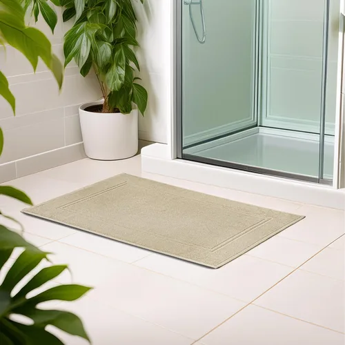 Miniatura 3 de Tens Towels Paquete de 2 alfombrillas de baño 100% algodón, 20 x 32 pulgadas, súper absorbentes, toallas de piso de calidad hotelera premium