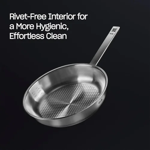 Miniatura 4 de Fissler Original-Profi Collection - Sartén de acero inoxidable de 11 pulgadas, fabricada en Alemania, superficie de sellado Novogrill®, lista