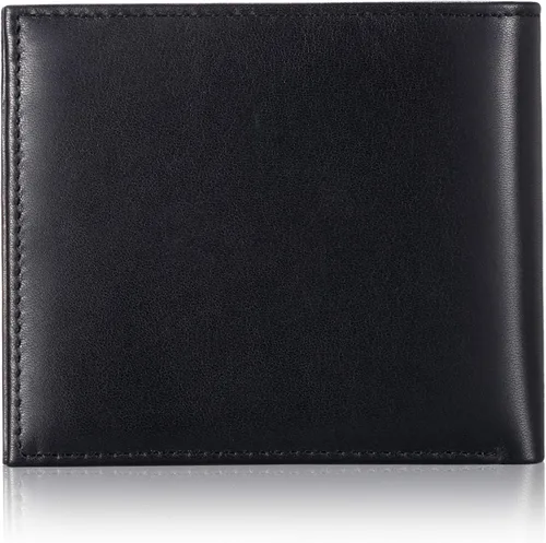 Miniatura 12 de HISCOW Billeteras plegables de cuero de grano completo para hombres, billetera minimalista delgada para hombre, regalos para papá, cumpleaños, día