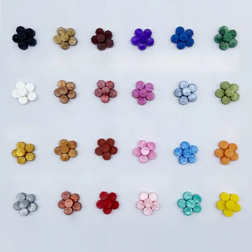 Miniatura 2 de Kit de cera de sellado de 600 piezas con cuentas de sello de cera para sellado de letras y sello de sobre, invitación de boda, paquete de vino