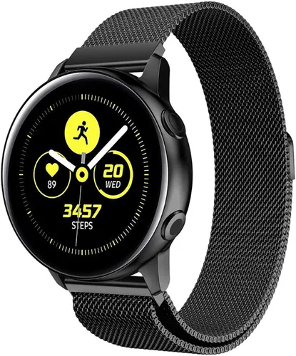 Miniatura 2 de Compatible con Galaxy Watch 3 de 1.772 in/Samsung Galaxy Watch 1.811 in/Gear S3 Frontier/Classic Band, correa de acero inoxidable de 0.866 pulgadas