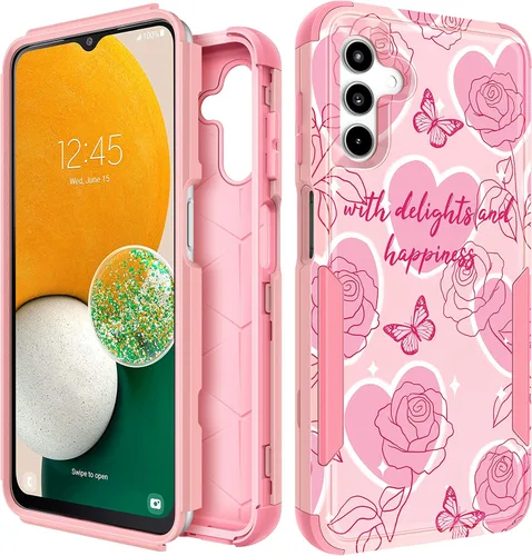 Miniatura 16 de Funda para Samsung Galaxy A14 5G – Funda de teléfono linda para mujeres y niñas, diseño único estético genial para adolescentes, arte kawaii