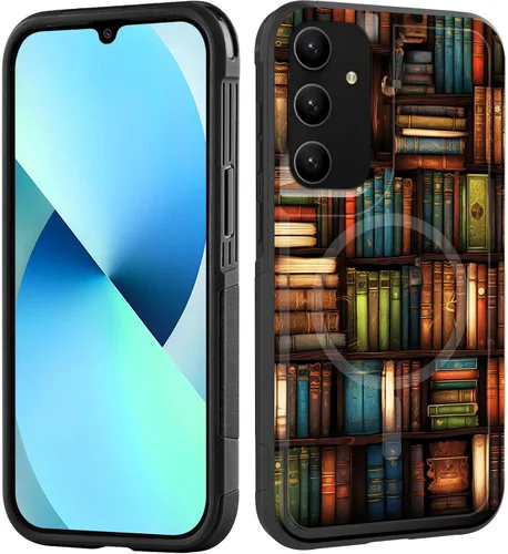 Miniatura 91 de Funda magnética para Galaxy A16 5G, [compatible con MagSafe] [protección contra caídas de grado militar] Funda resistente a prueba de golpes