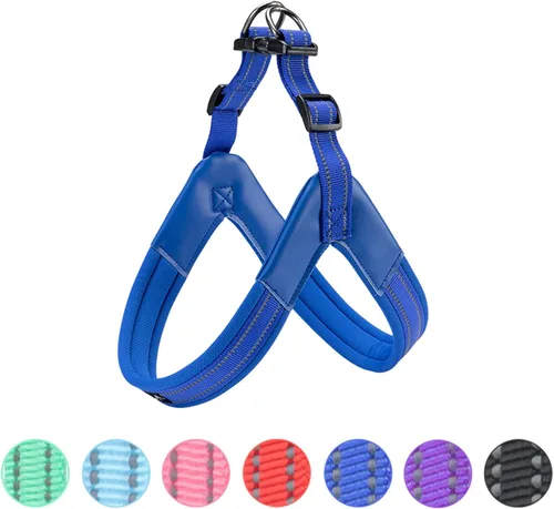 Miniatura 10 de EXCELLENT ELITE SPANKER Arnés para perro sin tirones Paso ajustable Chaleco reflectante con acolchado suave Correa para pecho para mascotas