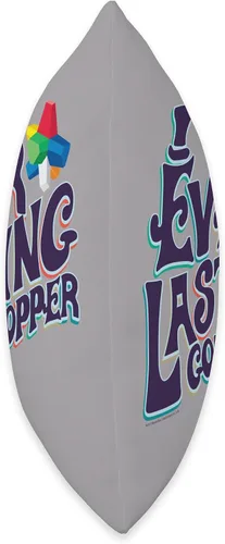 Miniatura 2 de Willy Wonka Chocolate Factory Everlasting Gobstopper - Almohada (16.0 x 16.0 in), multicolor