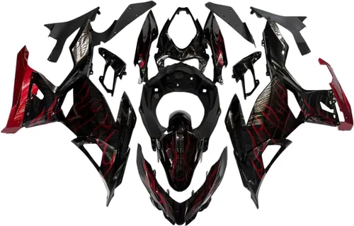 Miniatura 10 de Kit completo de carenado de plástico ABS gris dorado brillante para Kawasaki Ninja 400 2018 2019 2020 2021 2022 2023 NINJA400 18-23 Kit de Brillo