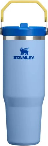 Miniatura 13 de STANLEY IceFlow 2.0 - Vaso con pajilla abatible con asa, 30 onzas, tapa giratoria y popote abatible, botella de agua a prueba de fugas, acero Tiza