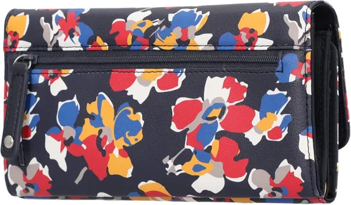 Miniatura 3 de Nautica Money Manager RFID - Cartera para mujer, Floral índigo flotante