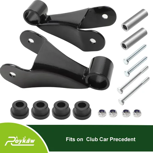 Miniatura 4 de Roykaw Club Car - Kit de grillete trasero con buje y manguitos para modelos de carrito de golf eléctrico y gas precedente 2004 en adelante