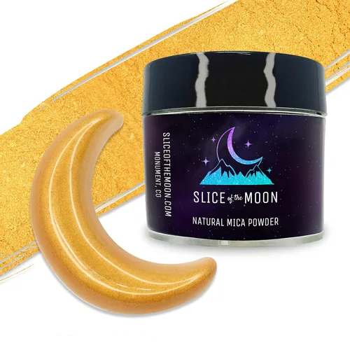 Miniatura 16 de Slice of the Moon Polvo de mica mineral natural verde iridiscente, 0.88 oz (25 g) para uso personal o profesional - cosméticos, proyectos