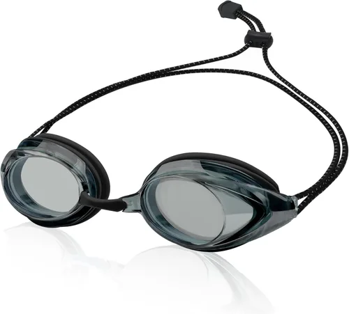 Miniatura 10 de Gafas de natación para adultos, hombres, mujeres y jóvenes, con correa elástica, gafas de natación sin tirones de pelo espejo/lentes transparentes