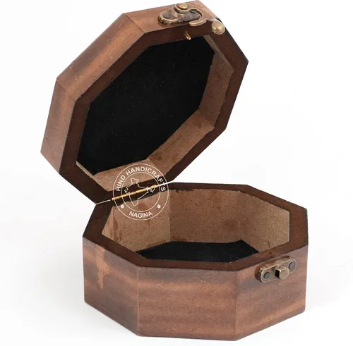 Miniatura 47 de Urna de madera antigua hecha a mano con grabado del árbol de la vida tallada a mano para mujeres y hombres, joyas Acentos de decoración del hogar