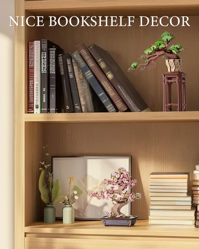 Miniatura 5 de Rowood Rompecabezas de madera 3D para adultos, Día de la Madre, árbol bonsái de pino, colección botánica, juego de construcción para decoración