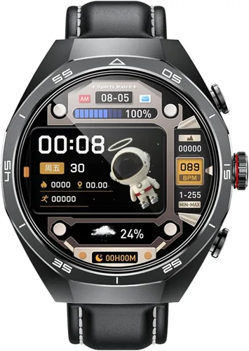 Miniatura 9 de GT97 - Reloj inteligente 2 en 1 con auriculares TWS de 1.53 pulgadas, 128 MB, redondo, impermeable, música, MP3, altavoz, NFC, reloj inteligente
