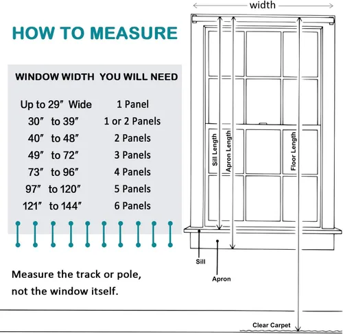 Miniatura 7 de Turquoize - Cortinas traslúcidas de lino para dormitorio de 63 pulgadas de largo, cortinas naturales mezcladas de lino con bolsillo para cortinero