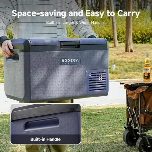 Miniatura 8 de BODEGACOOLER Refrigerador de Coche de 12 Voltios, Enfriador Eléctrico Impermeable IPX4 de 42 Quart (40L), Refrigerador de Coche Ultrasilencioso
