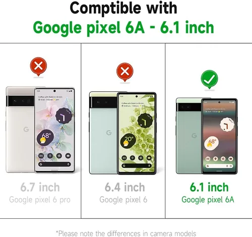 Miniatura 2 de Funda de Halloween para Google Pixel 6A transparente con diseños de murciélagos fantasmas, funda para teléfono para niñas, elegante, delgada, a