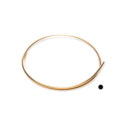 Calibre 14, alambre relleno de oro amarillo 14/20, medio duro, redondo, relleno de oro de 14 quilates, fabricado en Estados Unidos, 1 pie por CRAFT