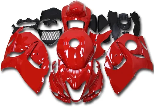 Miniatura 34 de Carenado completo blanco negro para Suzuki 2008-2019 GSXR 1300 Hayabusa Gen2 inyección ABS plástico Carrocería juego de carrocería del mercado de 12